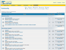 Tablet Screenshot of forums.textpad.com